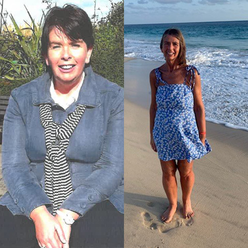 Slimming World diamond member Alice Ingham before and after