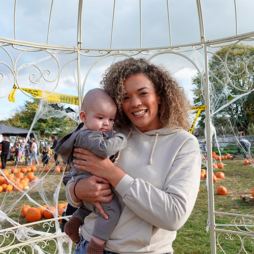 Charlotte pumpkin picking