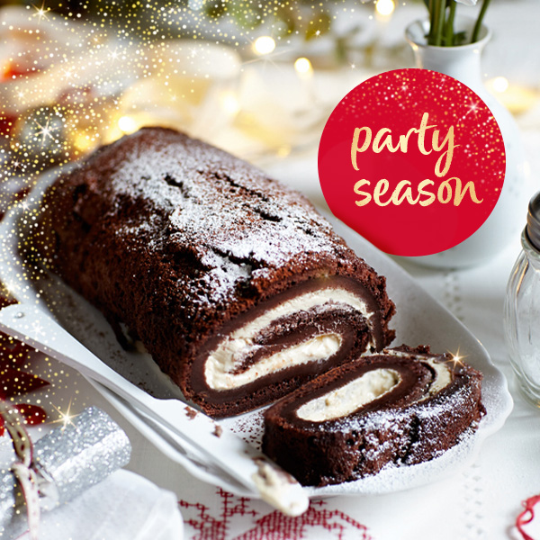 Party season - Slimming World Yule log