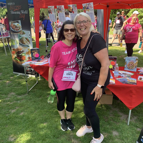 Slimming World members running Race for Life