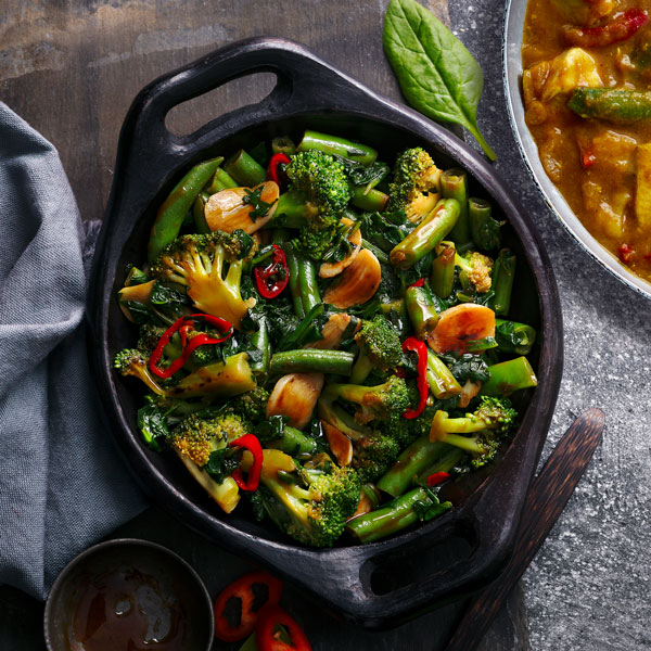 Soy and chilli greens - Happy Birthday Food Range - Slimming World Blog