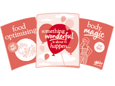 Illustration of the Slimming World member pack of books